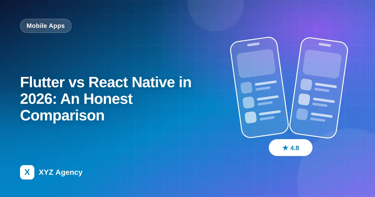 Flutter vs React Native in 2026: An Honest Comparison — featured image